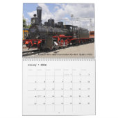 Calendrier Mural Locomotives (Jan 2026)