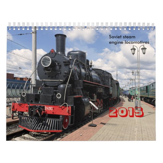 Calendrier Mural Locomotives (Protection)