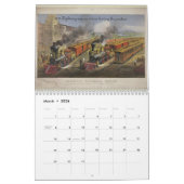 Calendrier Mural Locomotives des 1800s (Mar 2026)