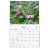 Calendrier Mural Lotus (Feb 2027)