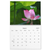 Calendrier Mural Lotus (Mar 2027)