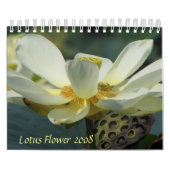 Calendrier Mural Lotus Flower 2008 (Protection)