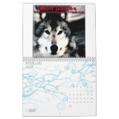 Calendrier Mural Loup Calander (Feb 2027)