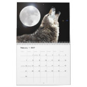 Calendrier Mural Loups - Animaux sauvages (Feb 2027)