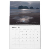 Calendrier Mural Lumière côtière (Feb 2027)