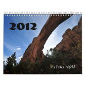 Calendrier Mural L'Utah 2012, par Peter Alfeld (Protection)