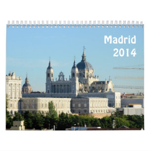 Calendrier Mural Madrid, Espagne 2014