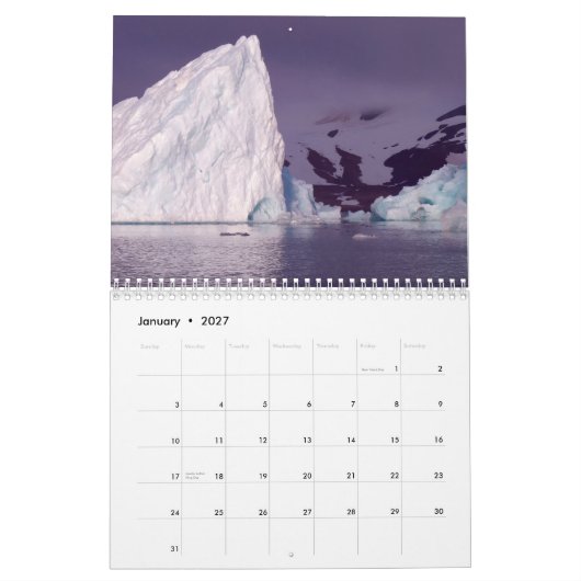 Calendrier Mural Magie du haut Arctique, 2013 (Jan 2027)