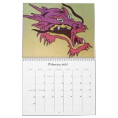 Calendrier Mural Mail de chance de dragon (Feb 2027)