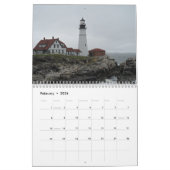 Calendrier Mural Maine (Feb 2026)