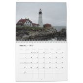 Calendrier Mural Maine (Feb 2027)