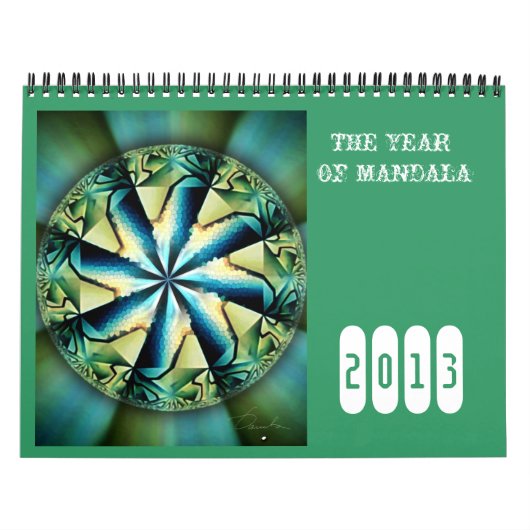 CALENDRIER MURAL MANDALA CALENDAR (Protection)