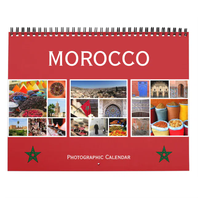 Calendrier Mural 2024 - Calendrier Mural 2024 de Maroc
