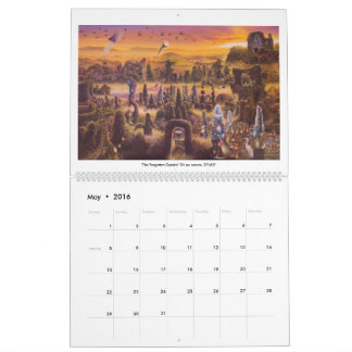 Calendrier Mural McCarthy-Surréalisme et le paysage 2016 de James