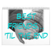 Calendrier Mural Meilleurs amis (Protection)