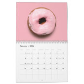 Calendrier mural mensuel de butées toriques (Feb 2026)