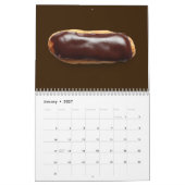 Calendrier mural mensuel de butées toriques (Jan 2027)