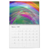 Calendrier mural mensuel de méditation (Feb 2027)