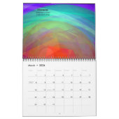 Calendrier mural mensuel de méditation (Mar 2026)