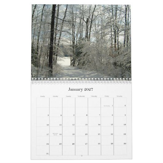 Calendrier Mural Merveille-Calendrier de natures (Jan 2027)
