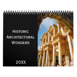 Calendrier Mural merveilles historiques 2027