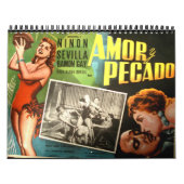 Calendrier mural mexicain d'affiche de film (Protection)