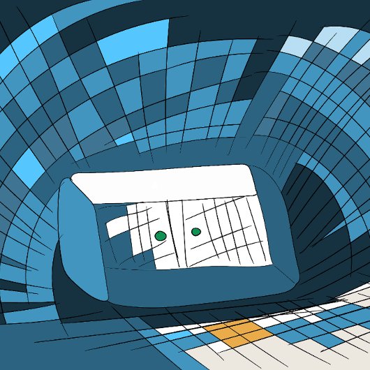 Calendrier mural minimaliste 2024 avec oeuvre uniq