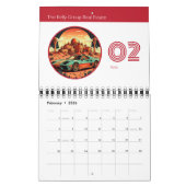 Calendrier mural minimaliste élégant pour entrepri (Feb 2026)