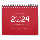 Calendrier mural minimaliste élégant pour entrepri (Protection)