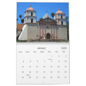 Calendrier Mural Mission Santa Barbara (Jan 2026)