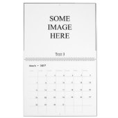 Calendrier Mural modèle de 24 mois (Mar 2027)