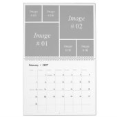 Calendrier Mural modèle de collection instagram de 12 mois (Feb 2027)