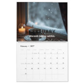 Calendrier mural Modern Minimalist Nature 2026 (Feb 2027)
