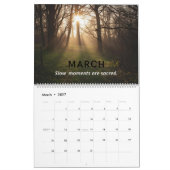Calendrier mural Modern Minimalist Nature 2026 (Mar 2027)