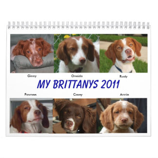 Calendrier Mural Mon Brittanys 2011