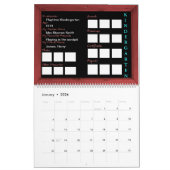 Calendrier Mural Mon livre de mémoire d'années scolaires (Jan 2026)