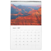 Calendrier Mural monde du coucher de soleil (Mar 2027)