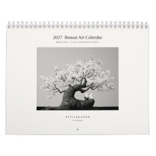 Calendrier mural mono Art Bonsaï 2027