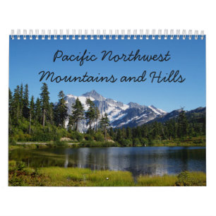 Calendrier Mural Montagnes et collines du nord-ouest Pacifiques