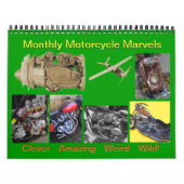 Calendrier Mural Monthly Motorcycle Marvels 2016 (Protection)
