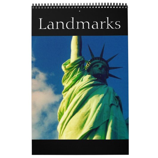 Calendrier Mural monuments du monde (Protection)