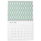 Calendrier Mural Motifs chic avec damas et chevrons plus (Jan 2026)