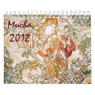 Calendrier Mural Mucha 2012