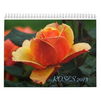 Calendrier Mural Mur Callendar des ROSES 2013