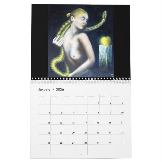 CALENDRIER MURAL MYSTIC ENIGMA 2016 (Jan 2026)