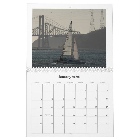 Calendrier Mural Navigation de 2013 (Jan 2026)