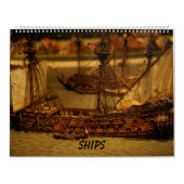 Calendrier Mural Navires (Protection)
