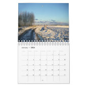Calendrier Mural Neige (Jan 2026)