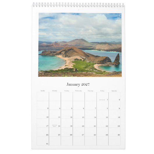 Calendrier Mural New Horizons 2011 (Jan 2027)