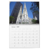 Calendrier Mural new york 2025 (Jan 2027)